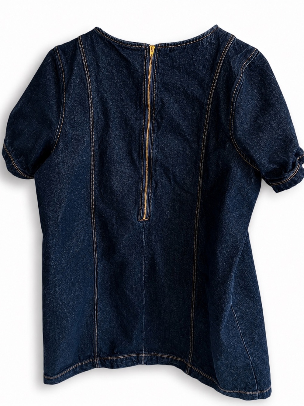 Dark Denim Mini Dress - Picture 3 of 3